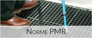 Tapis norme PMR pour le bâtiment