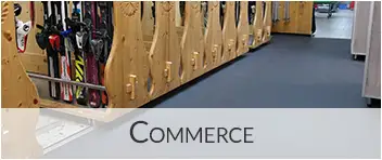 Revêtements de sol pour les commerces